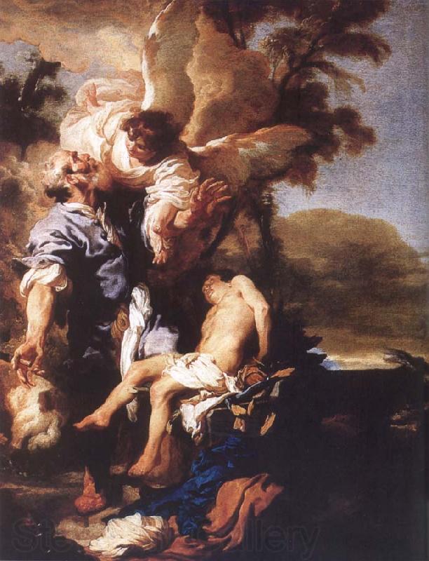 LISS, Johann Sacriffice of Abraham Norge oil painting art